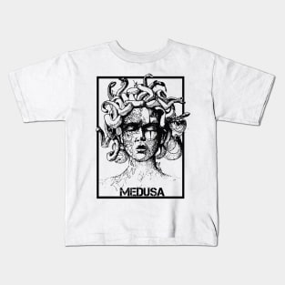 Medusa The gorgon In greek mythology Kids T-Shirt